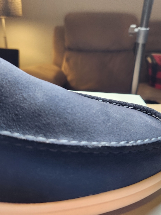 Johnston & Murphy Navy Venetian Emglish Sueade Slip On Size 13 main image 4